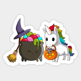 Spooky Unicorn Sticker